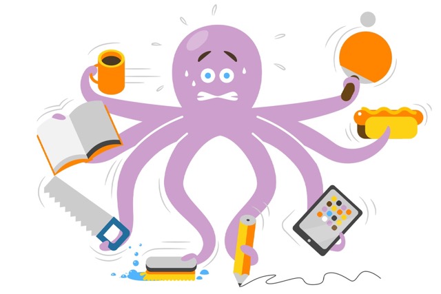 Multitasking Octopus Medium